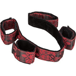 Red and black bondage bar