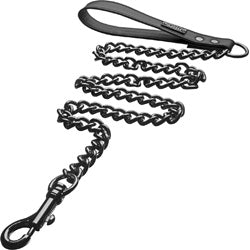 Black neoprene leash