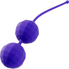 Purple silicone kegel balls
