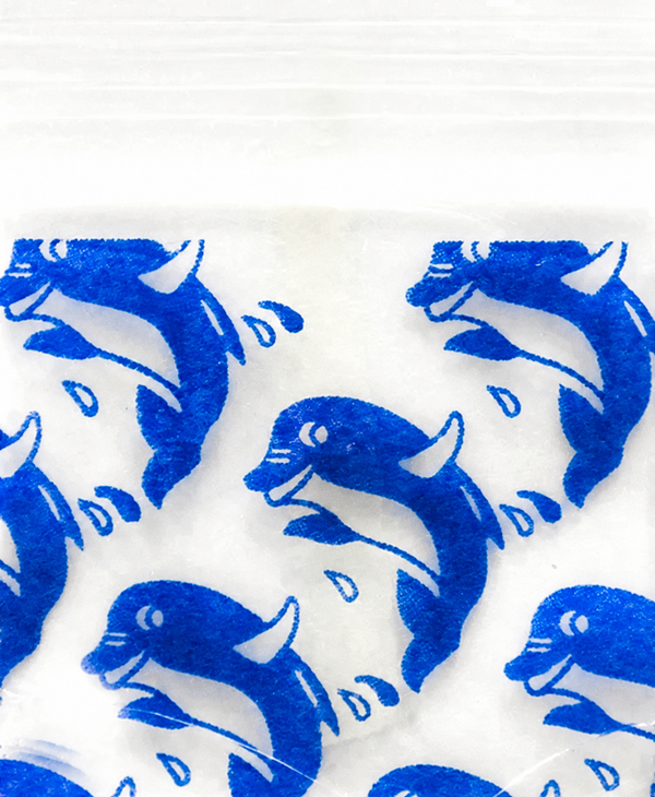 Blue Dolphins Original Apple Bags – resealable packaging design