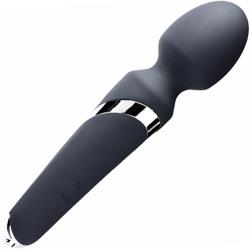 Matte black rechargeable wand massager