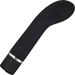 Black curved silicone G-spot wand