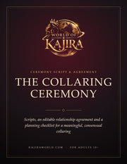 The Collaring Ceremony cover, World of Kajira