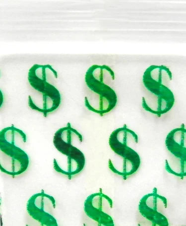 Dollar Sign Original Apple Bags – resealable packaging design